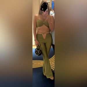 Olive Green 2 piece